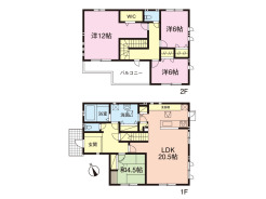 南向き4LDK。広々バルコニー完備で洗濯物スペースも確保。