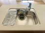 使い勝手が良い大型シンク。料理が楽しくなる広々とした作業スペースで、家事もストレスフリーです。
