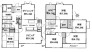 5SLDKで収納豊富な間取。2階にはWIC、納戸も完備でお部屋がスッキリと使う事が出来ます。