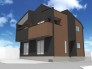 木目調とダークカラーを組み合わせたモダンな表情。端正なフォルムが住まう方の個性を引き立てます
