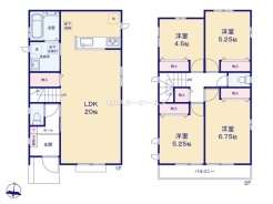 B号棟:機能美あふれる間取り。住まう人の感性が輝く場所