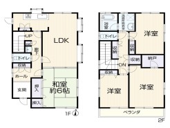 暮らしにゆとりをもたらす、機能的で温もりある空間設計。自然と家族が集まるLDKと、趣のある和室が心地よい日常を彩ります