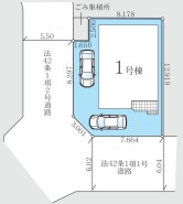 角地という特性を活かした配置により、周囲にゆとりを感じられる心地よい住環境を整えました