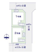 開放感あふれる角地に位置し心地よい風とゆとりを感じられる心地よい区画レイアウトです